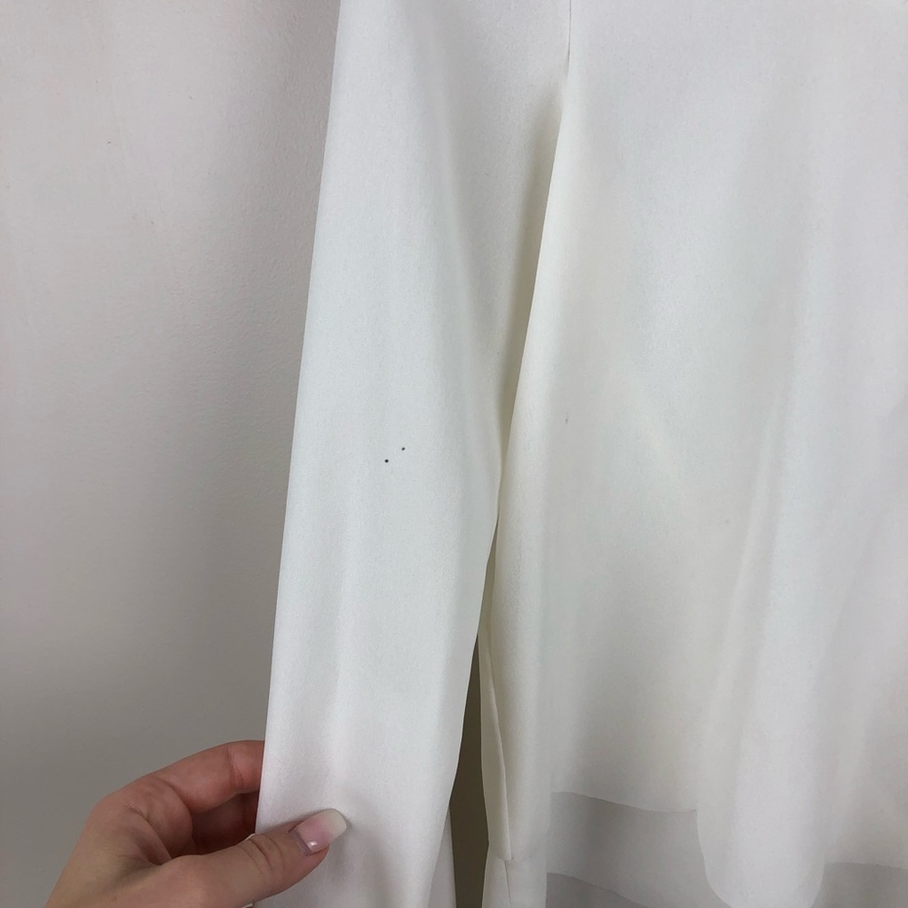GUESS Open Back Cropped Long Sleeve Top - Picture 3 of 7